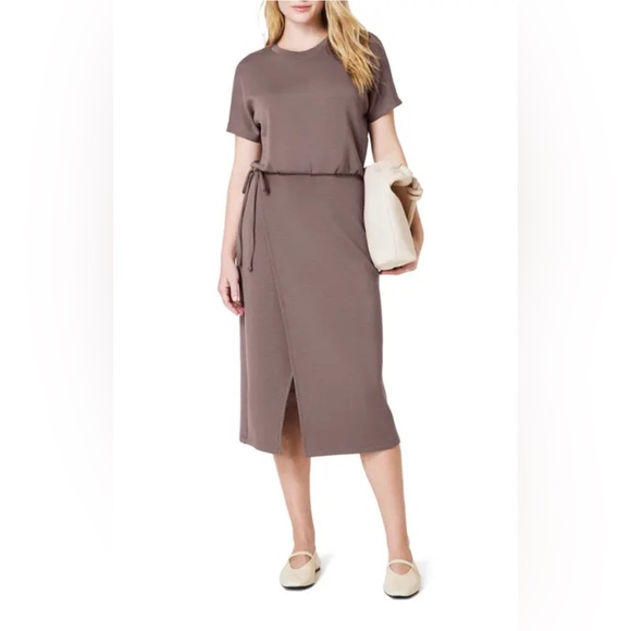 Spanx AirEssentials Tie Waist Midi Dress - Picture 1 of 6